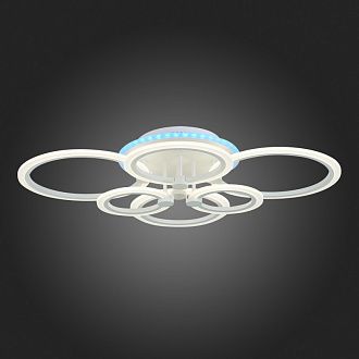 Светильник потолочный 87*60 см, 140W, 3000-6000K  EVOLUCE  CERINA SLE500552-06RGB  Белый