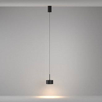 Подвесной светильник 12*12*16,4 см, LED, 12W, 3000К, Maytoni Technical Glare P102PL-12W3K-B черный
