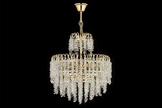Люстра подвесная *40*45 см, 5*E14*40W, Arti Lampadari Daverio Gold Daverio E 1.5.40.105 G, золотой