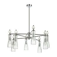 Люстра *80*88-88 см, 8*E14*40W, Lumion Emily LUM8268/8, хром; белый