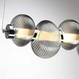 Подвесной светильник 77 см, 24W, 4000K, Odeon Light L-vision Bruco 5096/24L, хром