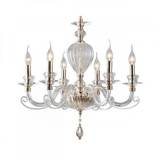Подвесная люстра 60*80-145 см, 6*E14, 40W, Aployt Daniele APL.701.03.06, золотой