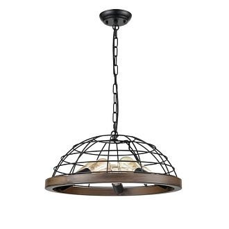 Подвесной светильник  50*140 см, 5*E27 античный черный Vele Luce Bensen VL6022P05