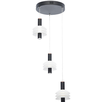 Светильник подвесной 35*185 см LED*16 W, 4000 К Citilux Майя Черный CL202031