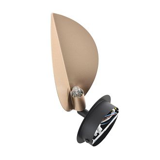 Бра 8*10*28-28 см, 1*G9*20W, Lumion Leaf 8396/1W, золотой; черный