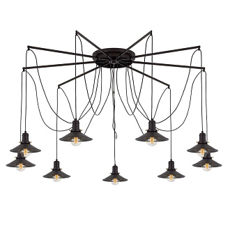 Светильник подвесной Citilux Эдисон CL451292, черный, диаметр 150 см