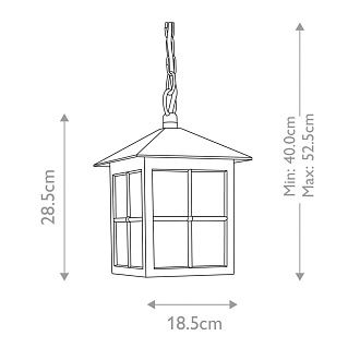 Подвесной фонарь Elstead Exterior, Арт. BL18B-BLACK