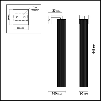 Бра Odeon Light Luigi 4137/1W золото