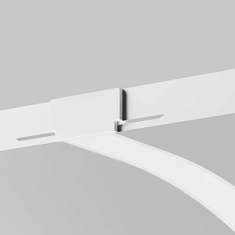 Алюминиевый профиль встраиваемый с вертикальным изгибом Maytoni Led Strip Встраиваемый со скрытым фланцем профиль Серебро 636005