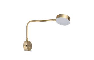 Бра 9W, 3000K, 36 см Crystal L ux CLT 214W BS Латунь