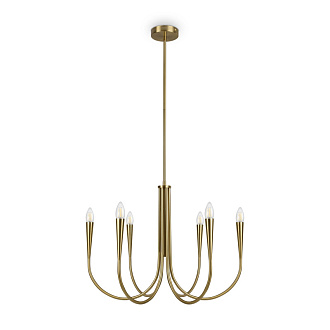 Светильник 63 см, Freya Branches FR5253PL-06BS, латунь