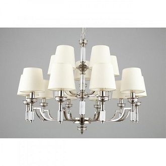 Подвесная люстра 90*85-160 см, 15*E14, 40W, Aployt Patricia APL.716.03.15, хром
