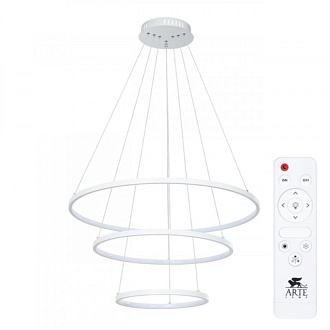 Светильник 75 см, 145W, 3000-6000K, Arte Lamp Frodo A2197SP-3WH, белый