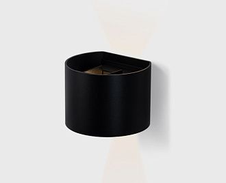 Уличный настенный светодиодный светильник Italline IT01-A310R black, 6W LED, 3000K, черный