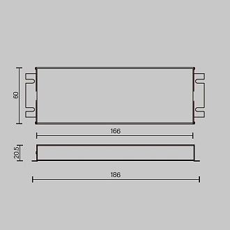 Источник напряжения 24V PSL019-60W-TRIAC-IP67 Maytoni Lighting control  734001