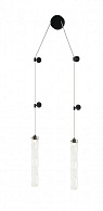 Светильник 15*60*53/150 см, 2*LED 12W Черный Stilfort Still 2163/02/02WP