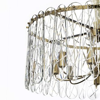 Люстра хрустальная подвесная Citilux TALLA CL318292, диаметр 58 см,  Золото