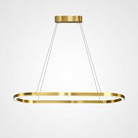 Подвесная люстра CRUISE LONG L100 100*45*2,5 см, 1*LED*50W, 3000K, ImperiumLoft cruise-long01, Латунь