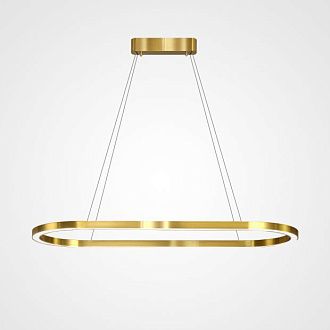 Подвесная люстра CRUISE LONG L100 100*45*2,5 см, 1*LED*50W, 3000K, ImperiumLoft cruise-long01, Латунь