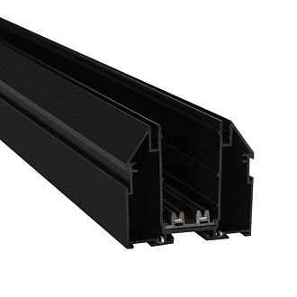 Шинопровод трековый 300 см, Aployt Magnetic track 220 APL.0274.00.300, черный