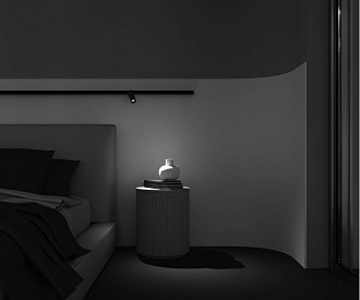 Светильник на шине 4,5*4,5*16,9 см, LED, 5W, 3000К, Maytoni Technical FOCUS LED TR032-2-5W3K-M-BBS латунный