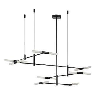 Потолочный светильник 123*17*133- см, 16*G9*640W, Odeon Light Defance 4307/16, черный