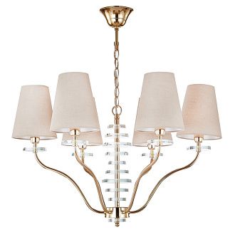 Люстра 69 см, Crystal Lux ARMANDO SP6 GOLD Золотой