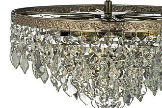 Люстра потолочная *38*32 см, 5*E27*60W, Arti Lampadari Castellana Nickel Castellana E 1.3.38.602 N, Матовый никель