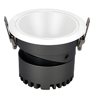Встраиваемый светильник 6,5*7 см, 1*LED, 7W, 3000К, Favourite Mortise 4415-1C черный