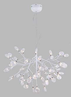 Светильник подвесной 98 см, Crystal Lux EVITA SP63 WHITE/TRANSPARENT Белый