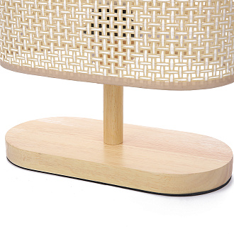 Настольная лампа 29 см, Lumion 8201/1T, бежевый-дерево