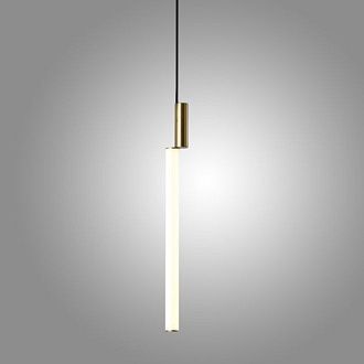 Подвесной светильник TOSSENE H60 3,5*3,5*60 см, 1*LED*16W, 4000K, ImperiumLoft f-tossene01, Латунь