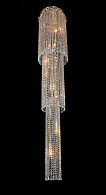 Люстра  300*2000, 13*E14, 40W NewRgy Cristallo 8735/13 FG+BK, FG+BK