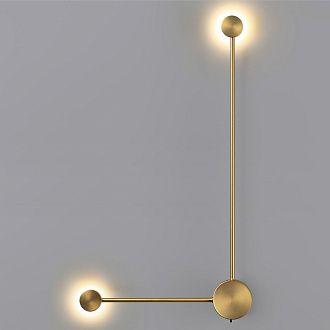 Настенный светильник 69 см, 10W, 3000/4000K, Odeon Light SATELLITE 7009/10WL, бронза