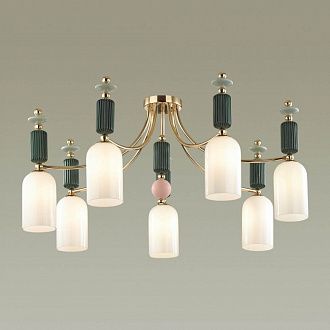 Потолочная люстра диаметр 92 см Odeon Light Candy 4861/7C Золото