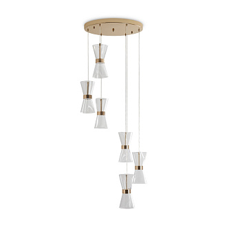 Светильник 45 см, 40W, 3000-6000K, Freya Dress FR5438PL-L37G, золото