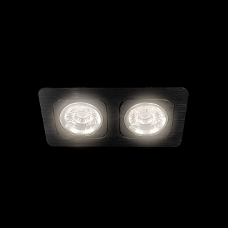 Встраиваемый светильник 18*9*7 см, 2*LED*12W 4000K LOFT IT Screen 10328/2A Black черный, вр 15,5*8,5 см