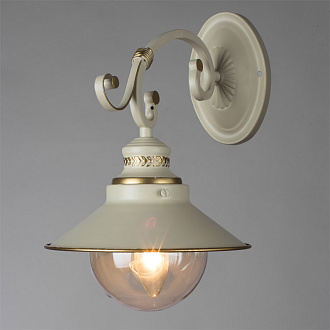 Бра Arte Lamp A4577AP-1WG, белый с золотом