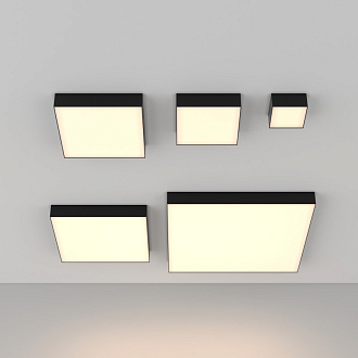 Светильник 60 см,90W, 3000K, Maytoni C032CL-90W3K-SQ-B, черный