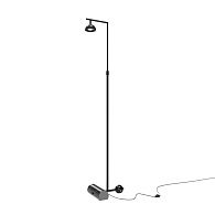 Торшер 30*24*215 см, LED*13W, 3000K, Maytoni Pikant MOD372FL-L10B3K, черный