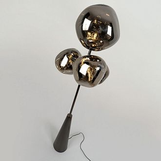 Торшер *56*-175 см, 1*Е27*60W, Modestyle  MS.500.04FL, Жемчужный черный