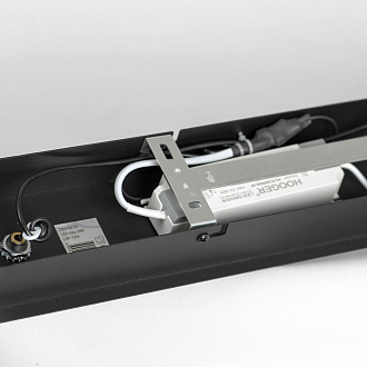 Линейно-подвесной светильник 120*50/120 см, 6*led*3W 3000K Lussole Lassen LSP-7254 черный