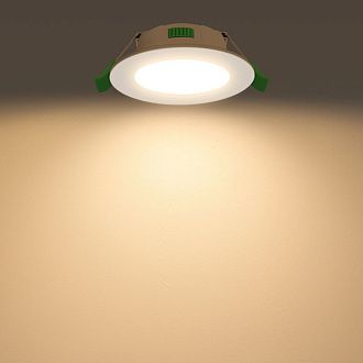 Врезной светильник 11,3*3 см, 1*LED, 7W, 6500K, Favourite Optima 4645-1C, белый