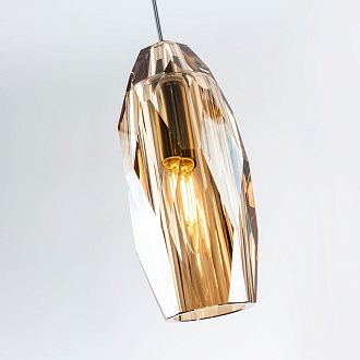 Подвесной светильник 10*35/165 см, 1*Е14 MODELUX ML.88955.1 AM латунь