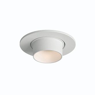 Светильник встраиваемый 9*9*5,1 см, вр 7,5 см, 1*GU5.3*15W, Denkirs Rond DK3120-WH, белый