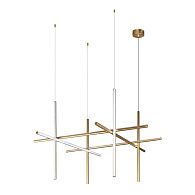 Подвесная люстра 120 см, 60W, 3000K, Loft IT Coordinates 10393/A, золото