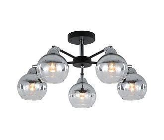 Люстра *58*-27 см, 5*E27*60W, Freya  FR5225PL-05B, Черный