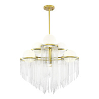 Люстра подвесная 80*70 см, 6*E27 ST LUCE Allegro SL1511.203.06 золотистый