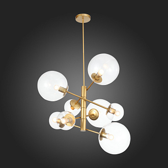 Светильник подвесной 65 см, 320W, ST LUCE LIORA SL1150.203.08 Матовое золото