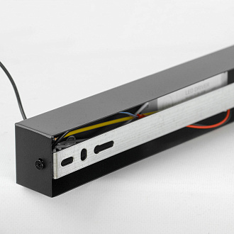 Линейно-подвесной светильник 100*5*35/150 см, 1*led*38W 3000K Lussole Dade LSP-7245 черный